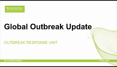 NICD Outbreak Update - Global...