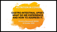Gastrointestinal upset in COVI...