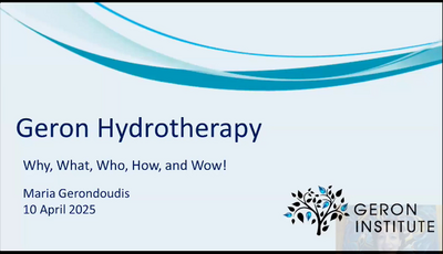 Geron Hydrotherapy...
