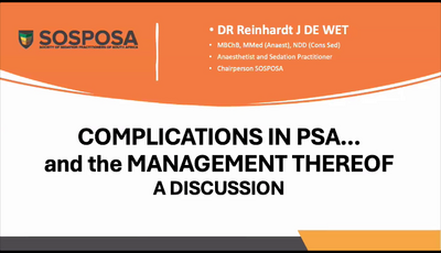 COMPLICATIONS IN SEDATION...