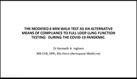 The modified 6min walk test as alternative to FLOOP during COVID...