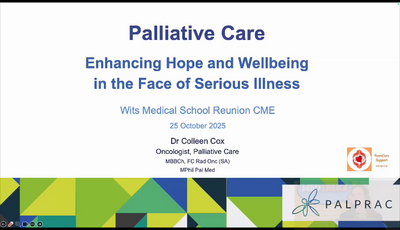 Palliative care: enhancing hope and wellbeing in t...