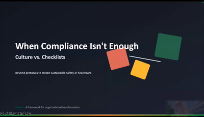 When Compliance Isn’t Enough: Culture vs Checklists...