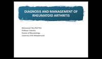 Diagnosis and Management of Rh...