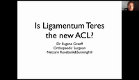Is the Ligamentum Teres the new ACL...
