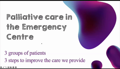 Palliative Care in the Emergency Centre...
