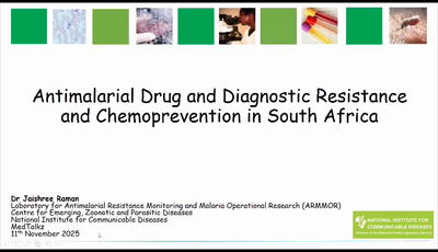 Antimalarial Drug and Diagnostic Resistance and Chemoprevention in South Africa...