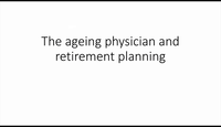 The ageing physician...