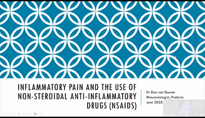 Inflammatory pain and the use of NSAIDs...