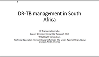 MDR, XDR and New Drugs in TB...