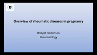 Overview of rheumatic diseases in pregnancy...
