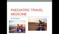 Paediatric travel medicine...