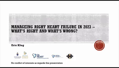 Managing Right Heart Failure in 2023...