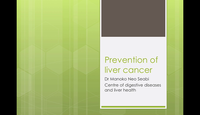 Preventing liver cancer...