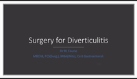 Surgery for diverticulitis...
