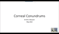 Corneal Conundrums...